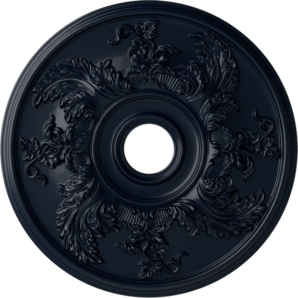 Ekena Millwork Acanthus Twist Medallion (Canopies up to 8 3/8"), 23 5/8"OD x 4 5/8"ID x 1 7/8"P, Midnight Dream CM23ACMDF - main
